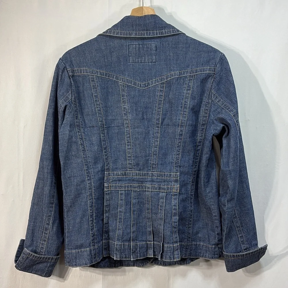 🍋 Tria elevated light weight denim jacket: - Picture 3 of 4